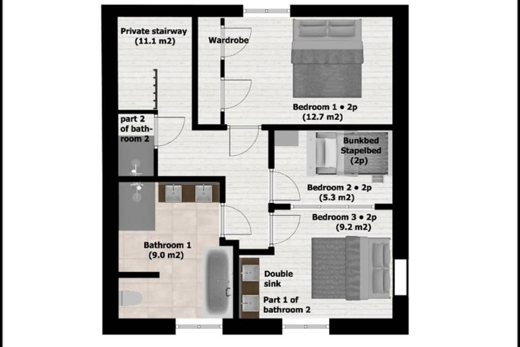 אייסדן Authentic Stays - 6P-Maisonette מראה חיצוני תמונה